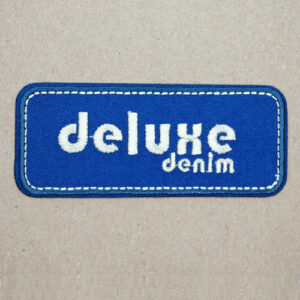 Strykemerke - blå "deluxe denim"