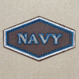 Strykemerke - grå "navy"