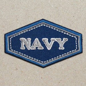 Strykemerke - mørkegrå "navy"