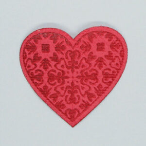 Strykemerke - rødt hjerte