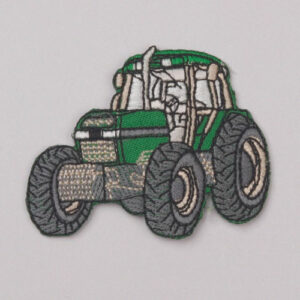 Strykemerke - traktor grønn