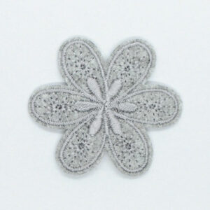 Strykemerke - blomst grå