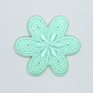 Strykemerke - blomst turkis