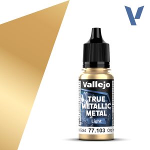 Vallejo True Metallic Metal - Imperial Gold, light