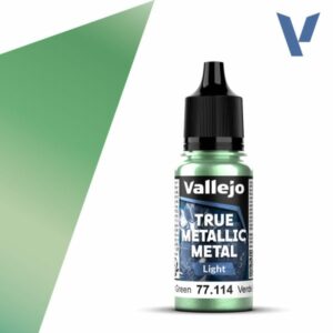 Vallejo True Metallic Metal - Dusken Green, light