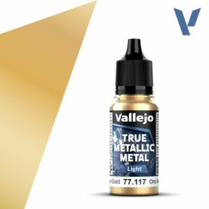 Vallejo True Metallic Metal - Arcane Gold, light