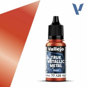 Vallejo True Metallic Metal - Forged Red, Base