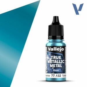 Vallejo True Metallic Metal - Hydra Turquoise, Base