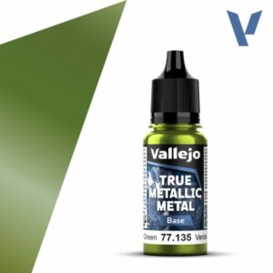 Vallejo True Metallic Metal - Amber Green, Base