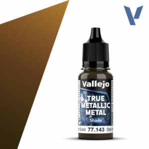 Vallejo True Metallic Metal - Imperial Gold, Shade