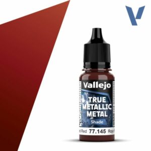 Vallejo True Metallic Metal - Forged Red, Shade