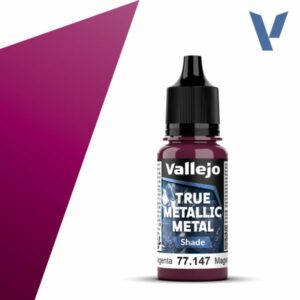 Vallejo True Metallic Metal - Crimson Magenta, shade