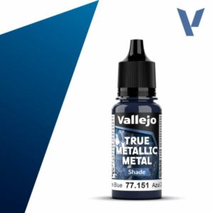 Vallejo True Metallic Metal - Sapphire Blue, shade
