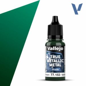 Vallejo True Metallic Metal - Beetle green, Shade