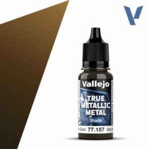 Vallejo True Metallic Metal - Arcane Gold, Shade