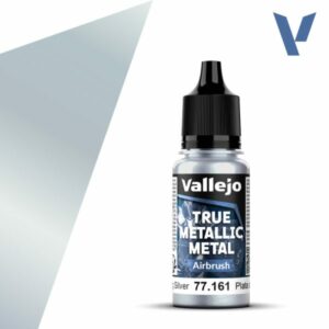 Vallejo True Metallic Metal - Sterling Silver, Airbrush