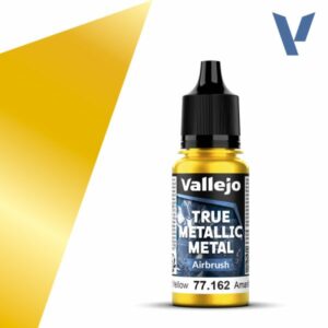 Vallejo True Metallic Metal - Radiant Yellow, airbrush