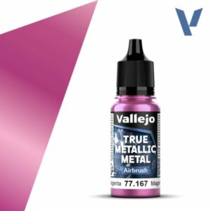 Vallejo True Metallic Metal - Crimson Magenta, Airbrush