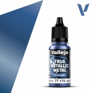 Vallejo True Metallic Metal - Ultramarine Blue, Airbrush