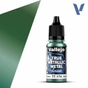 Vallejo True Metallic Metal - Dusken Green, Airbrush