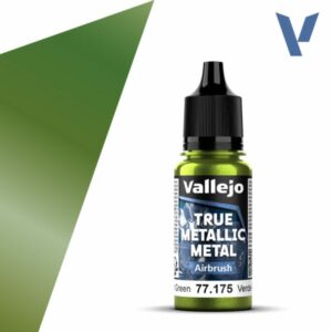 Vallejo True Metallic Metal - Amber Green, Airbrush