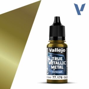 Vallejo True Metallic Metal - Greenish Gold, Airbrush