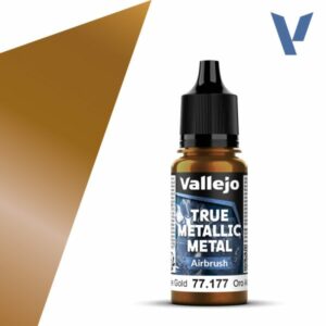 Vallejo True Metallic Metal - Arcane Gold, Airbrush