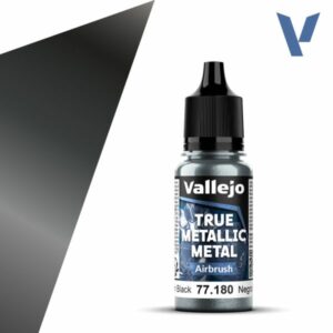 Vallejo True Metallic Metal - Obsidian Black, Airbrush