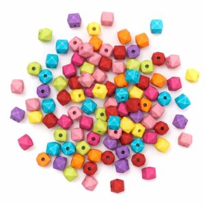 dpCraft Plastperler geometrisk 8x7mm 30g – Fargemix