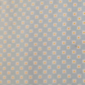 Bomullsjersey med print - blue daisy