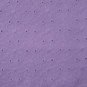 Cotton embroidery - purple