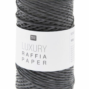 Luxury Raffia Paper - 008 black