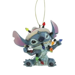Disney - Stitch wrapped in lights