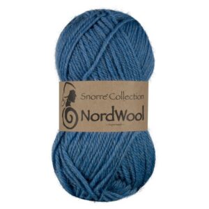 Viking Snorre Collection Nordwool Superwash - 123 mellomblå