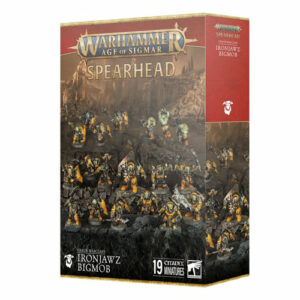 Warhammer Age of Sigmar - Spearhead Orruk Warclans Ironjawz bigmob