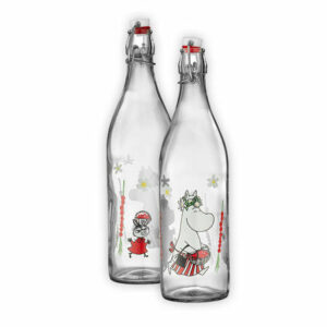 Mummi Glassflaske 1L - Jordbær 1stk