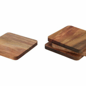 Glassbrikker akasietre 10x10cm 4stk