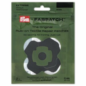 Prym x FabPatch Reparasjonslapp EXTREME – Sort – 2stk