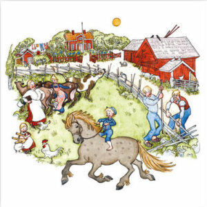 Serviett Emil i Lønneberget - Katthult