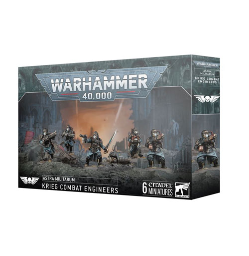 Warhammer 40.000 - Astra Militarum Krieg combat engineers