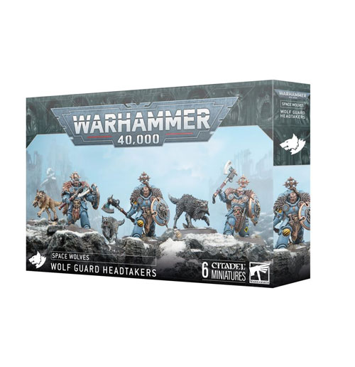 Warhammer 40.000 - Space Wolves Wolf Guard Headtakers