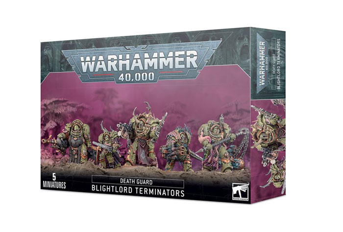 Warhammer 40.000 - Death Guard Blightlord Terminators