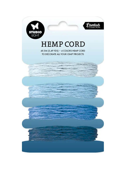 Studio Light Hemp Cord - shades of blue