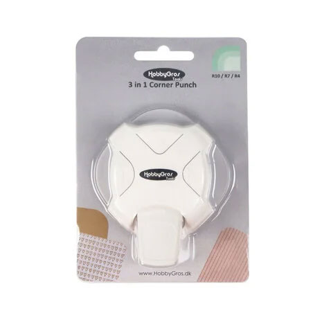 HobbyGros Storage 3 in 1 Corner Punch Round