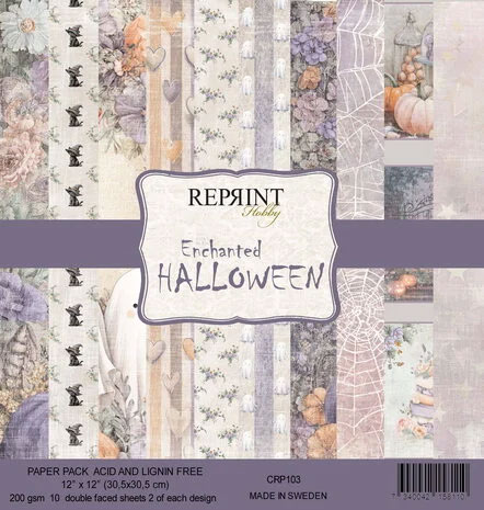 Reprint Enchanted Halloween 12x12 Inch Paper Pack