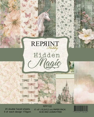 Reprint Hidden Magic 6x6 Inch Paper Pack
