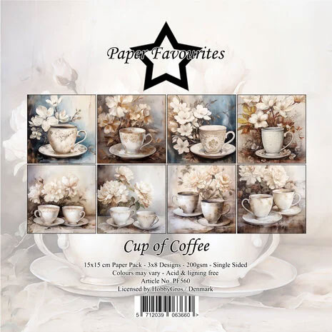 Paper Favourites Cup of Coffee 6x6 Inch Paper Pad