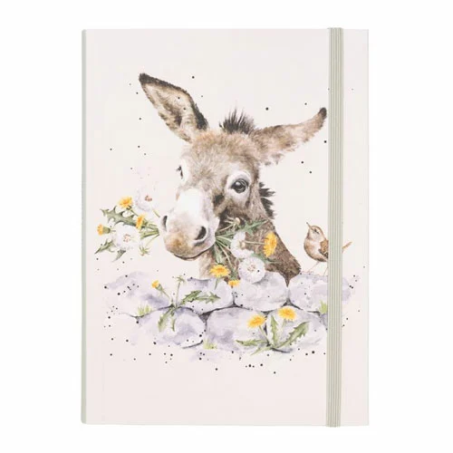 Wrendale B6 Flexi Notatbok, esel - fine and dandy