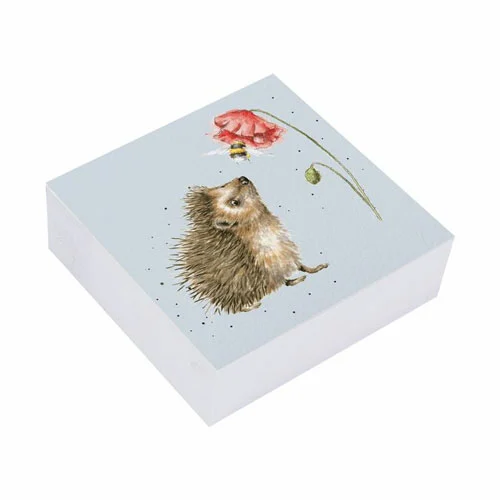 Wrendale Sticky Notes, pinnsvin - busy as a bee