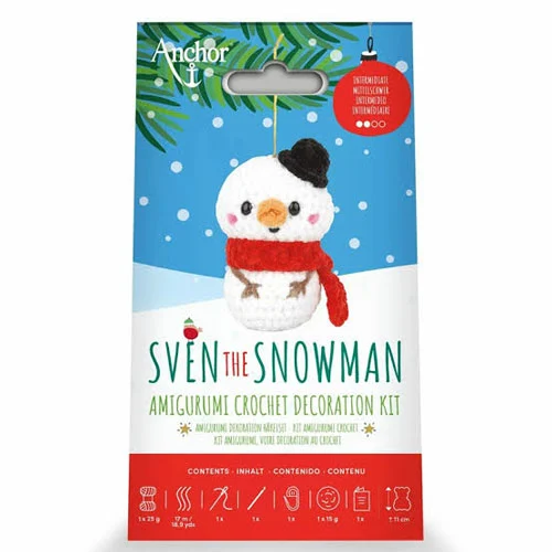 Festive Amigurumi kit - Sven the Snowman